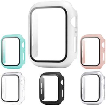 4wrist Husă din sticlă călită pentru Apple Watch - 42 mm PC+tempered glass Apple watch case #3 42mm