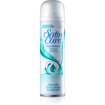 Gillette Satin Care Pure & Delicate gel pentru bărbierit pentru femei 200 ml