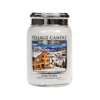 Village Candle Lumânare parfumată în sticlă Aspen Holiday 602 g