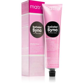 Matrix SoColor Sync Pre-Bonded Alkaline Toner Full-Bodied toner alcalin pentru păr culoare SPM Sheer Pastel Mocca 90 ml