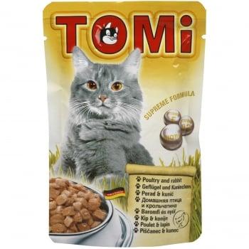 Plic Tomi Cat cu Pui si Iepure, 100 g