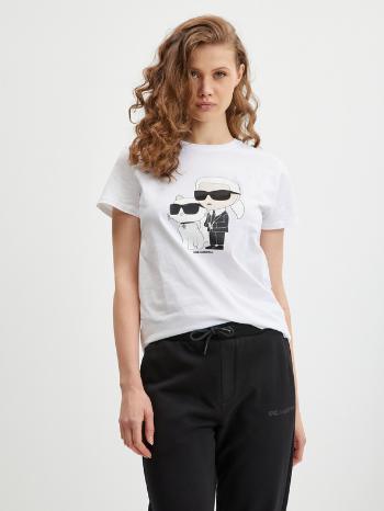 Karl Lagerfeld Ikonik Tricou Alb