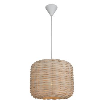 Lustră cu abajur din bambus Homemania Decor Bamboo, ø 30 cm