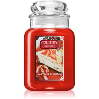 Country Candle Candy Cane Cheescake lumânare parfumată 680 g