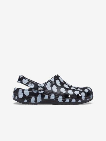 Crocs Classic Heart Print Clog Papuci Negru