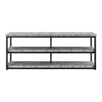 Masă TV gri cu aspect de beton 160x64 cm Ashlar - Støraa