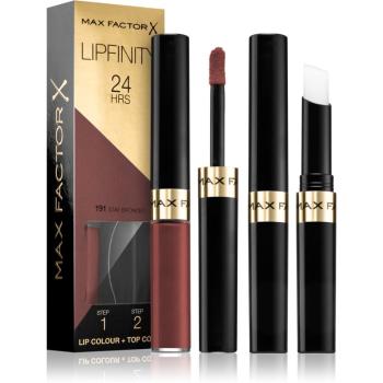 Max Factor Lipfinity Lip Colour ruj cu persistenta indelungata balsam culoare 191 Stay Bronzed 4,2 g