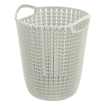 Coș de gunoi Curver Knit, 7 l, alb