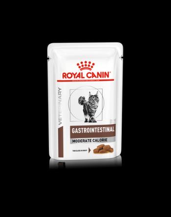 ROYAL CANIN Cat Gastro Intestinal Moderate Calorie 24 x 85 g hrană umedă pentru pisici cu tulburări gastrointestinale și tendință de supraponderabilitate