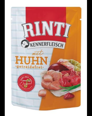 RINTI Kennerfleisch Chicken cu pui, plic hrana caini 400 g