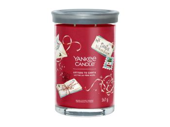 Yankee Candle Lumânare aromatică Signature mare Letters to Santa 567 g