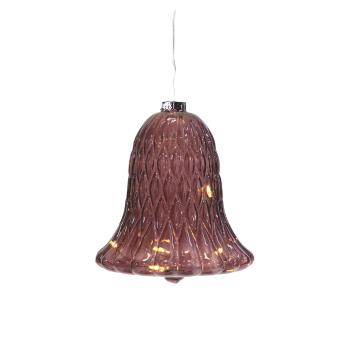 Decorațiune luminoasă burgundy ø 9 cm Luna  – Sirius