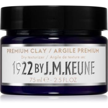 Keune 1922 Premium Clay gel pentru aranjarea parului pentru un aspect mat 75 ml