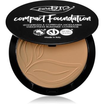 puroBIO Cosmetics Compact Foundation pudra compacta SPF 10 culoare 04 9 g