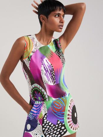 Desigual Estrasburgo Rochie Alb