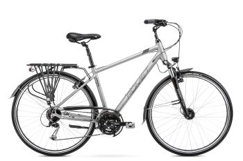 Bicicleta de Trekking/Oras pentru barbati Romet Wagant 5 Argintiu/Grafit 2022