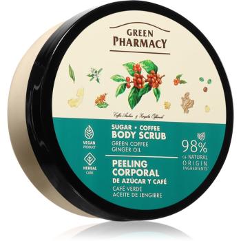 Green Pharmacy Body Care Green coffee & Ginger Oil exfoliant de corp cu zahăr 200 ml