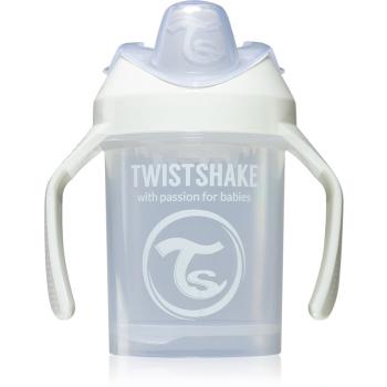 Twistshake Training Cup White cană pentru antrenament 230 ml