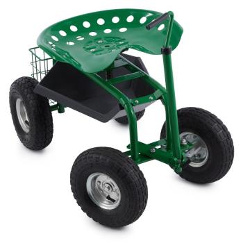 Waldbeck Park Ranger scaun de grădină 130 kg mobil verde