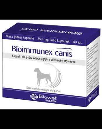 BIOWET Bioimmunex Canis capsule pentru caini care sustin imunitatea organismului 40 buc.