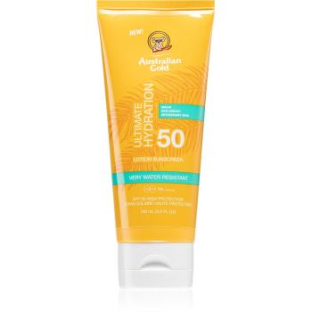 Australian Gold Ultimate Hydration lapte de corp pentru soare rezistent la apa SPF 50 100 ml