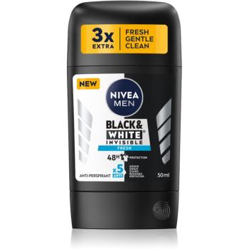 Nivea Men Black & White Invisible Fresh antiperspirant puternic pentru barbati 50 ml