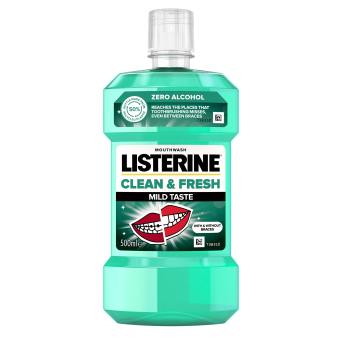 Listerine Apă de gură Clean & Fresh Mild Taste 500 ml