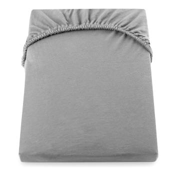 Cearșaf de pat cu elastic DecoKing Nephrite, 160–180 cm, gri