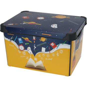 Cutie de depozitare pentru copii cu capacUniverse, 41 x 30 x 24 cm, 22 l, plastic