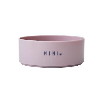 Bol pentru copii Design Letters Mini Darling, ø 11 cm, mov