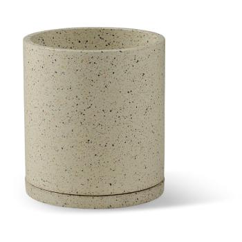 Set 2 ghivece Bonami Selection Terrazzo, ø 26 cm, alb