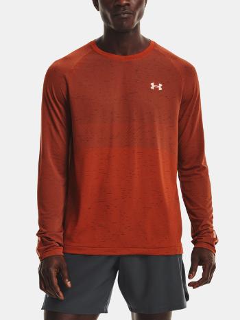 Under Armour UA Seamless Run LS Tricou Portocaliu