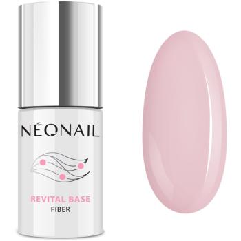 NeoNail Revital Base Fiber gel de bază pentru modelarea unghiilor culoare Creamy Splash 7,2 ml