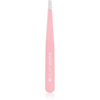 Brushworks Precision Slanted Tweezers pensete cu varfurile tesite 1 buc