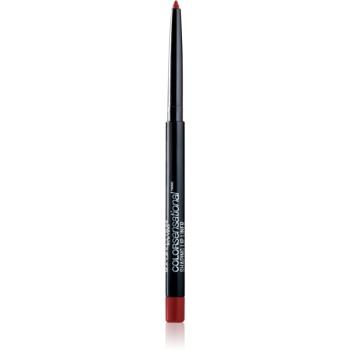 Maybelline Color Sensational Shaping Lip Liner creion contur pentru buze cu ascutitoare culoare 90 Brick Red 1,2 g