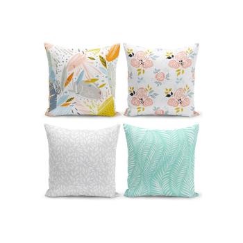 Set 4 fețe de pernă decorative Kate Louise Beauty, 43 x 43 cm