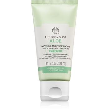 The Body Shop Aloe crema hidratanta usoara SPF 15 pentru piele sensibila  50 ml