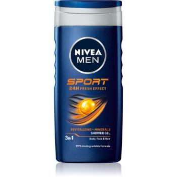 Nivea Men Sport gel de duș pe fata , corp si par 250 ml