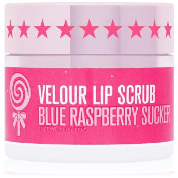 Jeffree Star Cosmetics Velour Lip Scrub exfoliant din zahar de buze Blue Raspberry Sucker 30 g