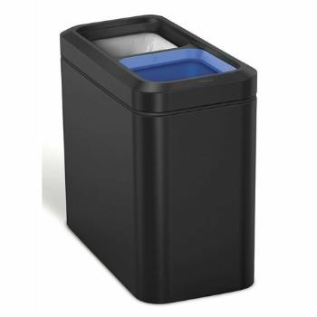 Coș deschis Simplehuman RECYCLER Slim 20 l, negru