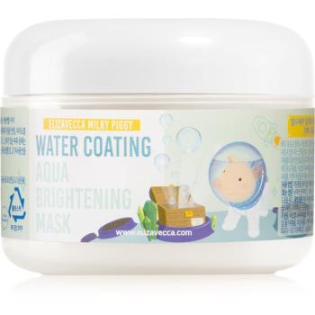 Elizavecca Milky Piggy Water Coating Aqua Brightening Mask masca de colagen pentru luminozitate si hidratare 100 g