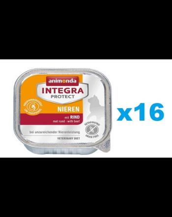 ANIMONDA Integra Protect Nieren vita 16x100 g hrana dietetica pisici cu afectiuni ale rinichilor