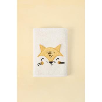 Prosop pentru copii din bumbac crem 50x75 cm Foxy - Foutastic