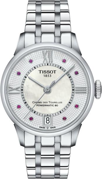 Tissot T Classic Chemin des Tourelles însilozare 80 T099.207.11.113.00 rubine