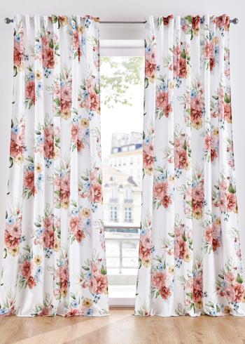 Draperie cu model floral (1buc.)