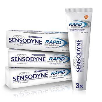 Sensodyne Pastă de dinți Rapid Whitening 3 x 75 ml