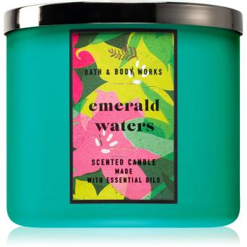 Bath & Body Works Emerald Waters lumânare parfumată 411 g