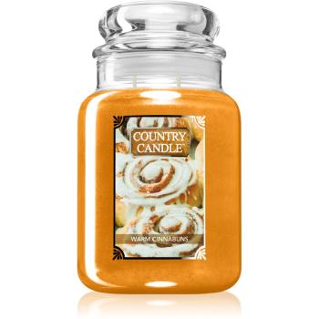 Country Candle Warm Cinnabuns lumânare parfumată 737 g