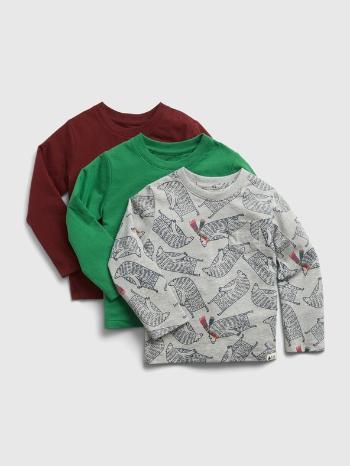 GAP Tricou pentru copii 3 buc Verde