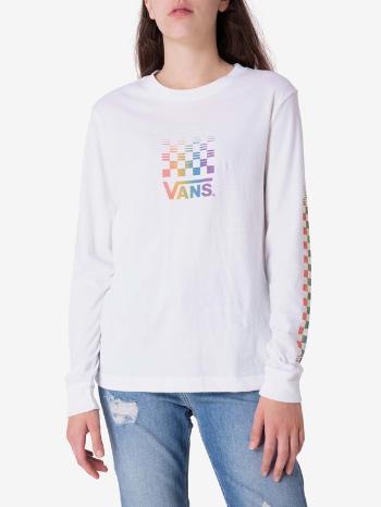 Vans Check Fade Tricou Alb